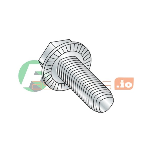 Newport Fasteners Thread Forming Screw, 1/2"-13 x 1 in, Zinc Plated Steel Hex Head Hex Drive, 400 PK 346909 - main